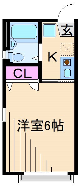 神奈川県横浜市港北区大豆戸町 菊名駅 1K アパート 賃貸物件詳細