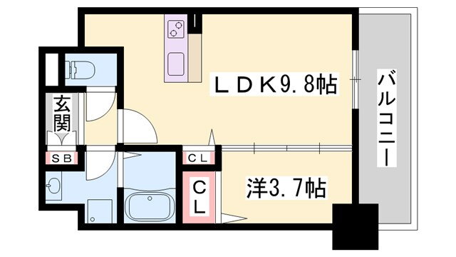 兵庫県姫路市忍町 山陽姫路駅 1LDK マンション 賃貸物件詳細