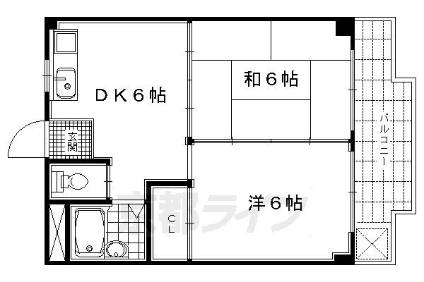京都府京都市北区上賀茂朝露ケ原町 北大路駅 2DK マンション 賃貸物件詳細