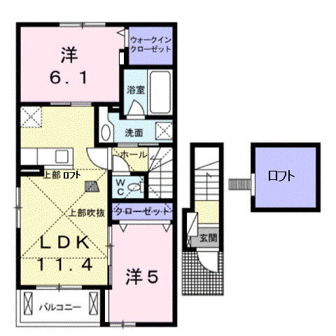 広島県福山市東川口町４ 福山駅 2LDK アパート 賃貸物件詳細