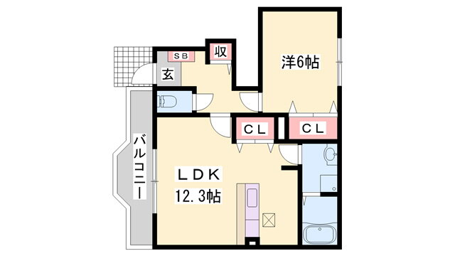 兵庫県姫路市勝原区大谷 網干駅 1LDK アパート 賃貸物件詳細