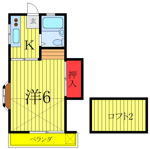 東京都板橋区赤塚７ 下赤塚駅 1K アパート 賃貸物件詳細
