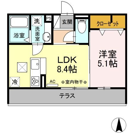 岐阜県岐阜市薮田南１ 岐阜駅 1LDK アパート 賃貸物件詳細