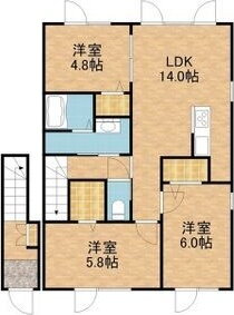 北海道札幌市東区北十九条東１ 北１８条駅 3LDK アパート 賃貸物件詳細