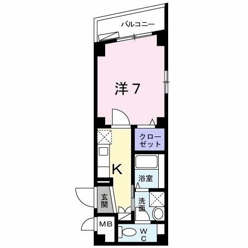 兵庫県尼崎市稲葉荘１ 武庫川駅 1K マンション 賃貸物件詳細