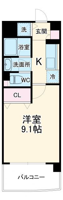 埼玉県蕨市錦町２ 戸田駅 1K マンション 賃貸物件詳細