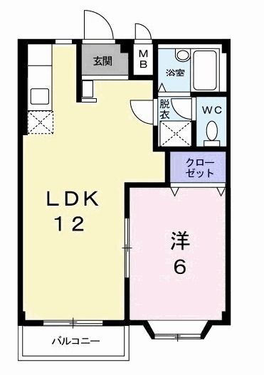 群馬県太田市内ケ島町 竜舞駅 1LDK アパート 賃貸物件詳細
