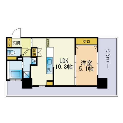 福岡県福岡市中央区渡辺通５ 天神駅 1LDK マンション 賃貸物件詳細