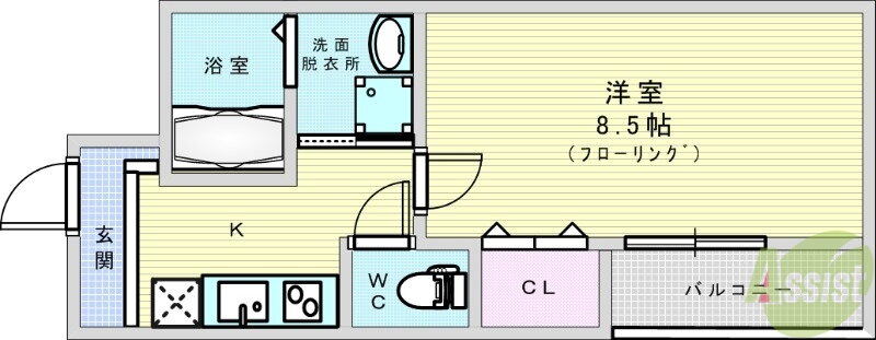 大阪府大阪市東淀川区下新庄４ 下新庄駅 1K アパート 賃貸物件詳細