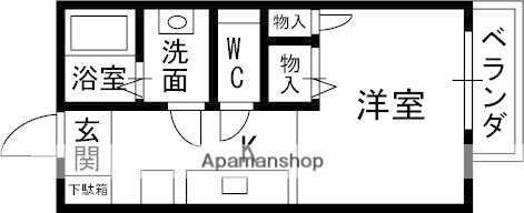 シャーメゾン香里 1階 1K 賃貸物件詳細