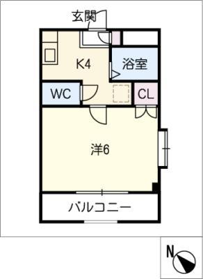 愛知県安城市東栄町１ 新安城駅 1K マンション 賃貸物件詳細