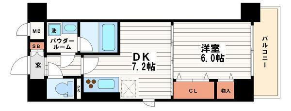 大阪府大阪市中央区上町 谷町四丁目駅 1DK マンション 賃貸物件詳細