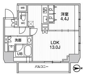 東京都台東区鳥越１ 浅草橋駅 1LDK マンション 賃貸物件詳細