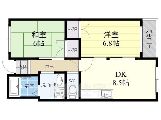 大阪府大阪市平野区長吉出戸８ 長原駅 2DK マンション 賃貸物件詳細