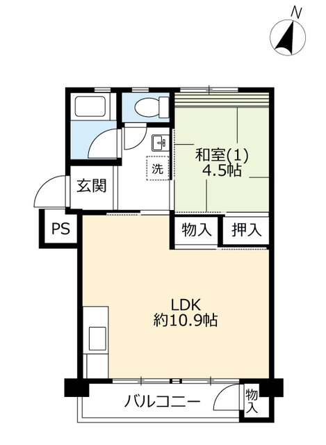 ＵＲ藤の台 3階 1LDK 賃貸物件詳細