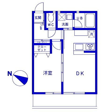 神奈川県横浜市港南区港南台８ 洋光台駅 1DK アパート 賃貸物件詳細