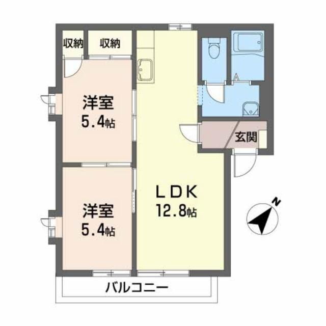 宮城県仙台市青葉区藤松 仙台駅 2LDK アパート 賃貸物件詳細