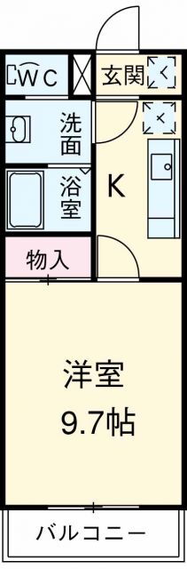 神奈川県川崎市麻生区片平３ 柿生駅 1K アパート 賃貸物件詳細
