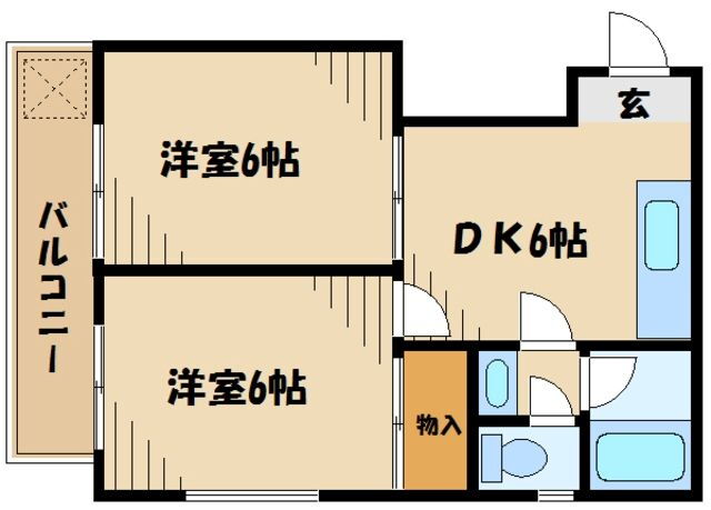 神奈川県川崎市多摩区中野島５ 中野島駅 2DK マンション 賃貸物件詳細