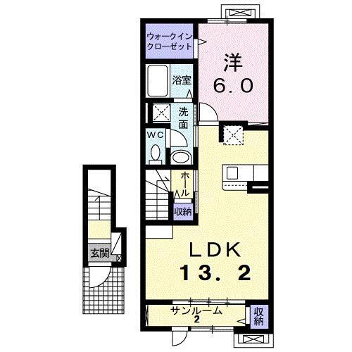 青森県八戸市大字中居林字綿ノ端 1LDK アパート 賃貸物件詳細