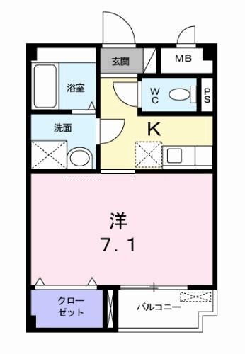 大阪府枚方市小倉町 牧野駅 1K アパート 賃貸物件詳細