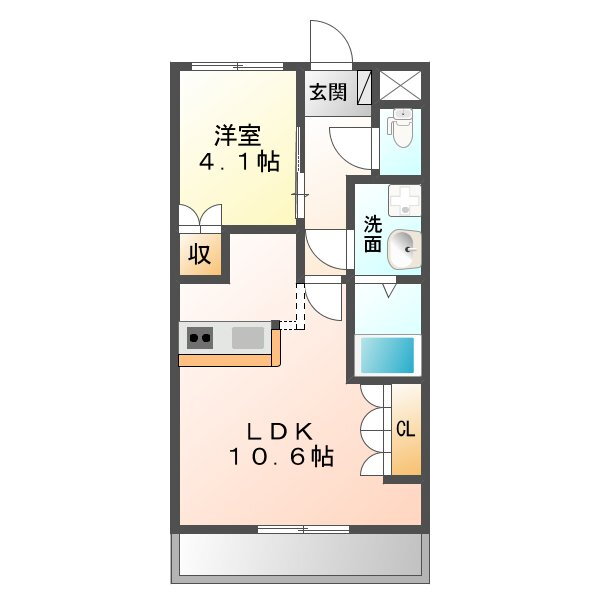 三重県松阪市曽原町 六軒駅 1LDK アパート 賃貸物件詳細
