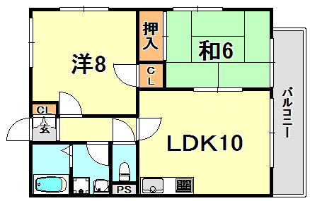 兵庫県神戸市長田区野田町７ 駒ヶ林駅 2LDK マンション 賃貸物件詳細
