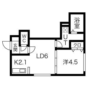 北海道札幌市白石区菊水四条２ 菊水駅 1LDK マンション 賃貸物件詳細
