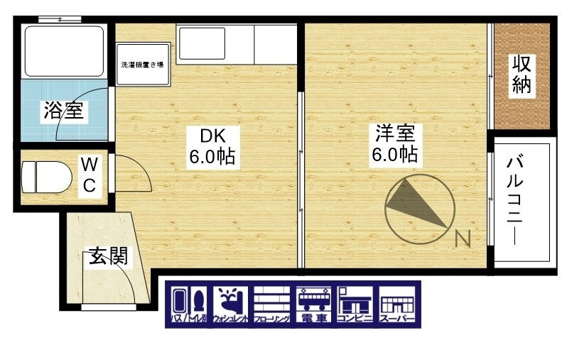 大阪府大阪市淀川区十三東１ 十三駅 1DK マンション 賃貸物件詳細