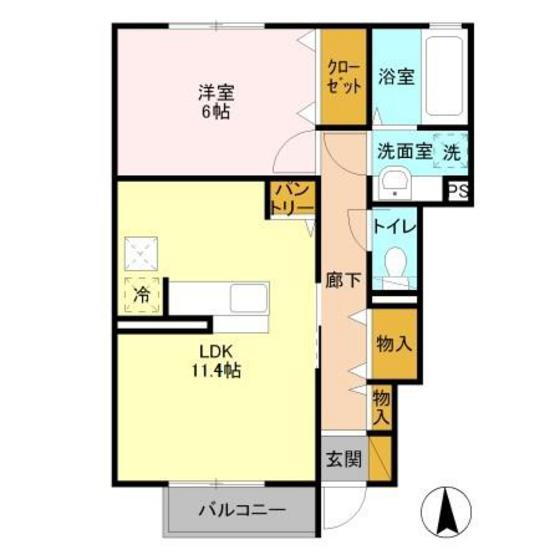 茨城県つくば市みどりの東 みどりの駅 1LDK アパート 賃貸物件詳細