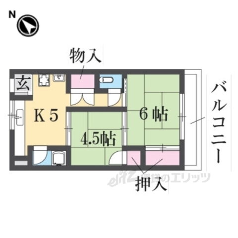 兵庫県伊丹市東有岡３ 伊丹駅 2DK マンション 賃貸物件詳細