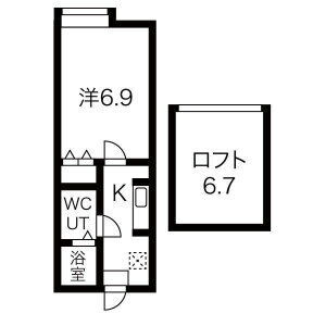 ピエテルーエ 2階 1K 賃貸物件詳細