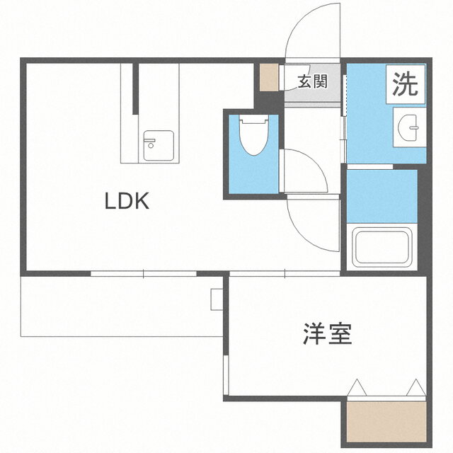 五十川デザイナーズアパートＡ棟 2階 1LDK 賃貸物件詳細