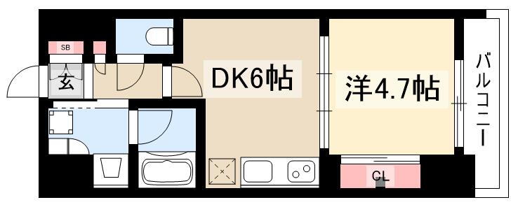 愛知県名古屋市中村区則武２ 名古屋駅 1DK マンション 賃貸物件詳細