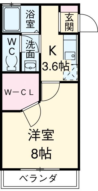 愛知県一宮市今伊勢町馬寄字志水 石刀駅 1K アパート 賃貸物件詳細