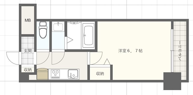 兵庫県神戸市兵庫区浜崎通 兵庫駅 1K マンション 賃貸物件詳細
