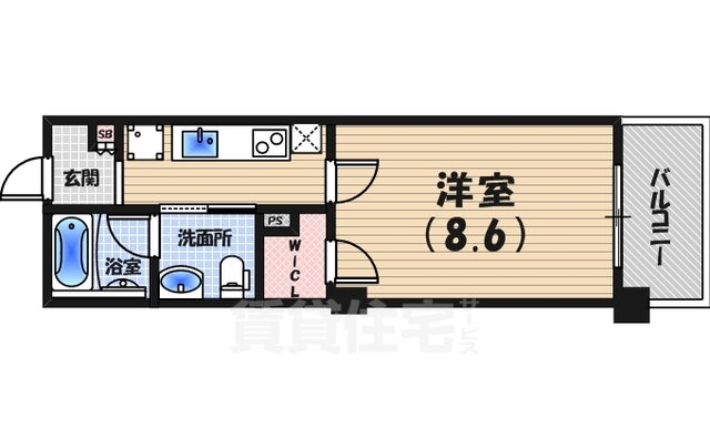 兵庫県西宮市鳴尾町１ 鳴尾・武庫川女子大前駅 1K マンション 賃貸物件詳細