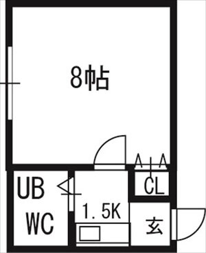 北海道札幌市手稲区前田八条１４ 手稲駅 1K アパート 賃貸物件詳細