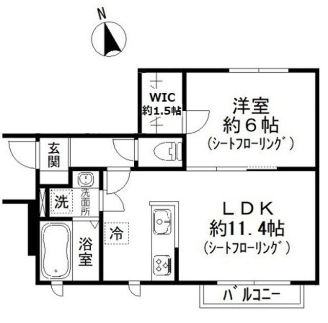 神奈川県横浜市神奈川区神大寺４ 片倉町駅 1LDK アパート 賃貸物件詳細