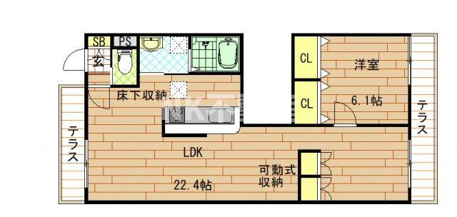 大阪府東大阪市北石切町 石切駅 1LDK マンション 賃貸物件詳細