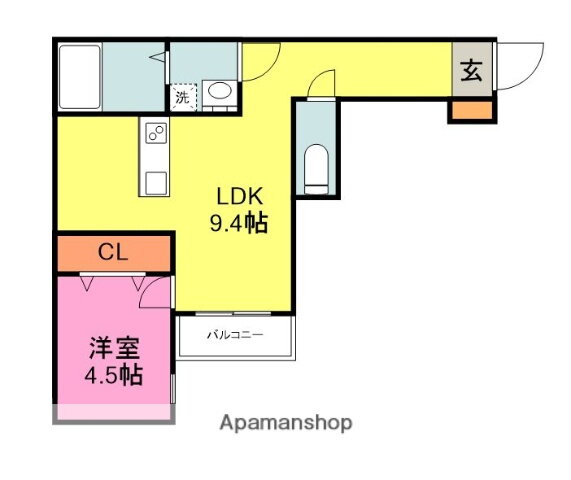 福岡県福岡市東区名島２ 名島駅 1LDK アパート 賃貸物件詳細