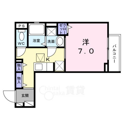大阪府池田市石橋１ 石橋阪大前駅 1K アパート 賃貸物件詳細
