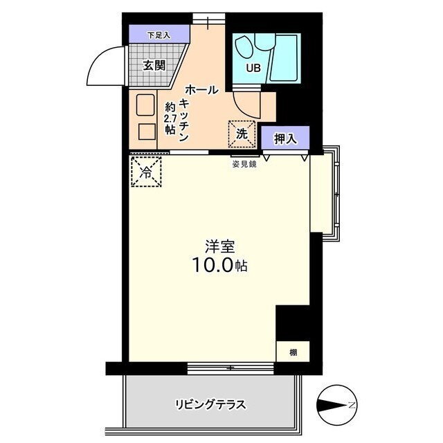 信開ウェラコート日之出町 6階 1K 賃貸物件詳細