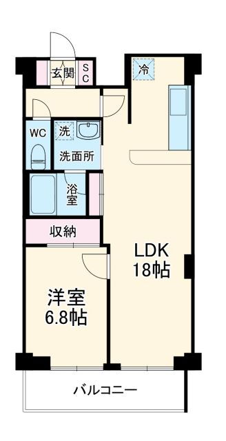 神奈川県横浜市港北区大豆戸町 大倉山駅 1LDK マンション 賃貸物件詳細
