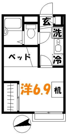 ＭＫ　ＨＯＵＳＥ 1階 1K 賃貸物件詳細