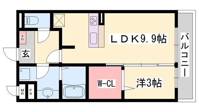 兵庫県姫路市町坪 英賀保駅 1LDK アパート 賃貸物件詳細