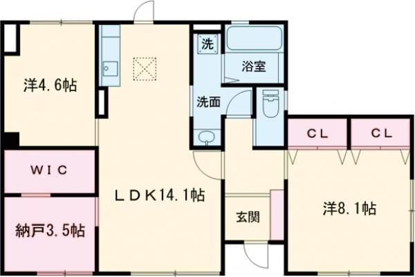 東京都世田谷区桜１ 経堂駅 2SLK アパート 賃貸物件詳細