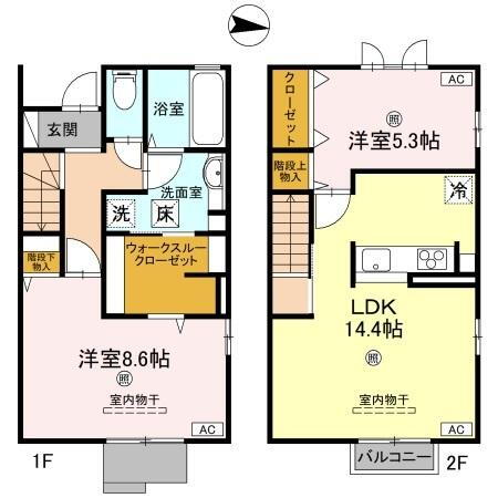 ＴＯＡ 2LDK 賃貸物件詳細