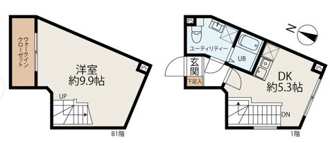 東京都北区志茂２ 志茂駅 1DK マンション 賃貸物件詳細