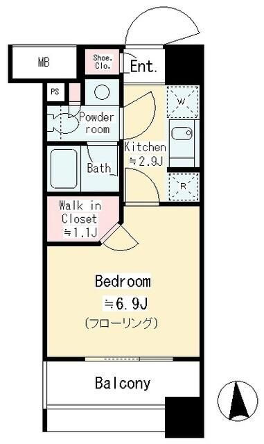 東京都港区白金１ 白金高輪駅 1K マンション 賃貸物件詳細